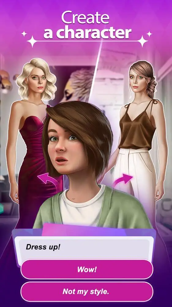 Screenshot of the Modern Story app