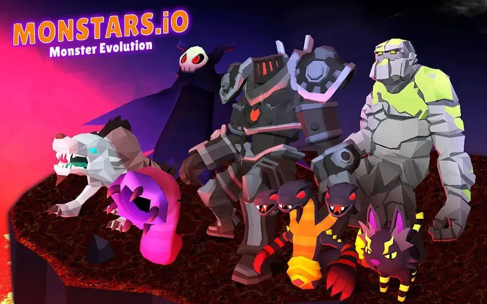 Screenshot of the Monstars.io: Monster Evolution game