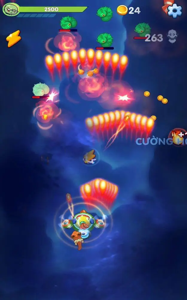 Screenshot of the Monster Shooter: Space Invader app