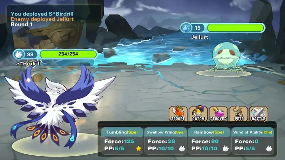 Screenshot of the Monster Storm2 game