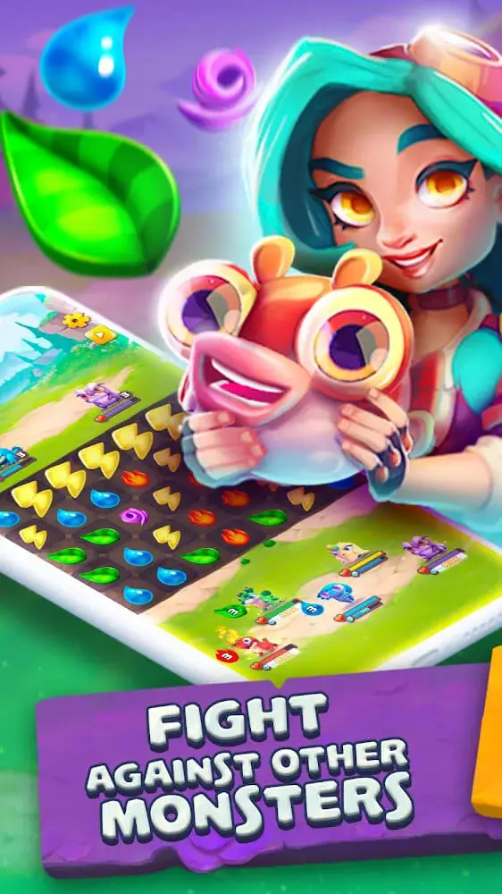 Screenshot of the Monster Tales app