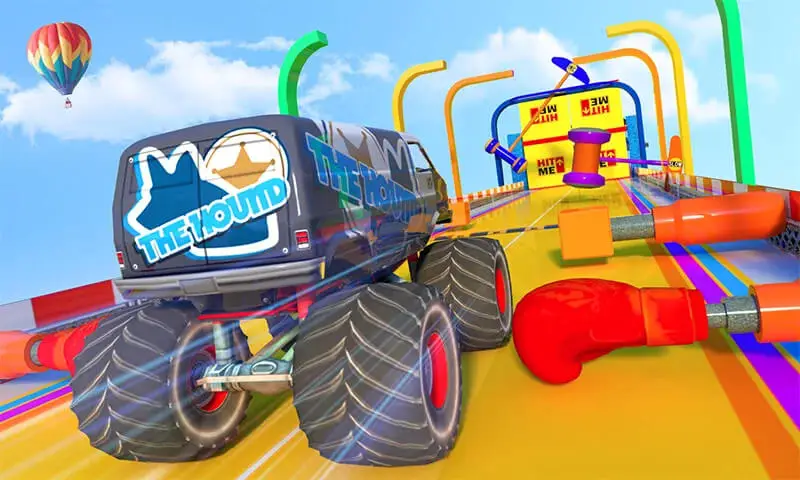 Screenshot of the Monster Truck Race Car Game game