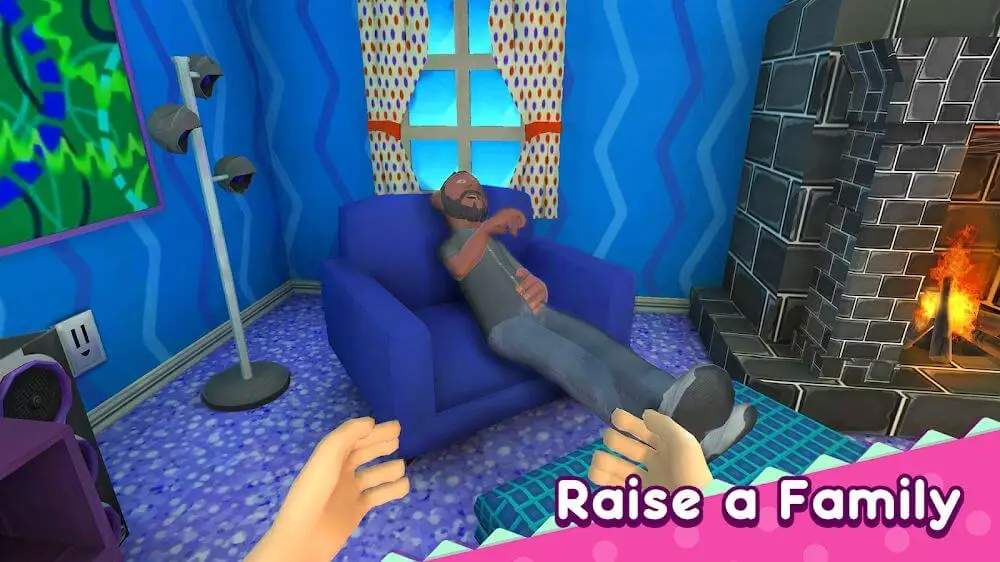 Screenshot of the Mother Simulator: Virtual Baby game