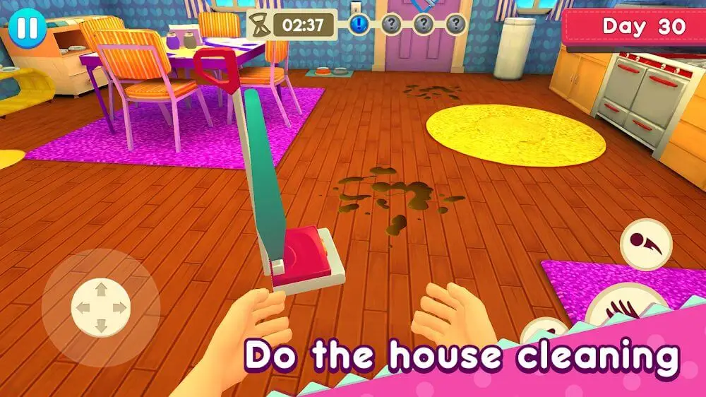 Screenshot of the Mother Simulator: Virtual Baby game