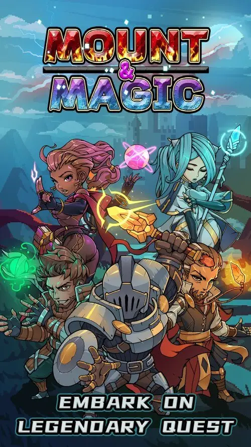 Screenshot of the Mount and Magic  app