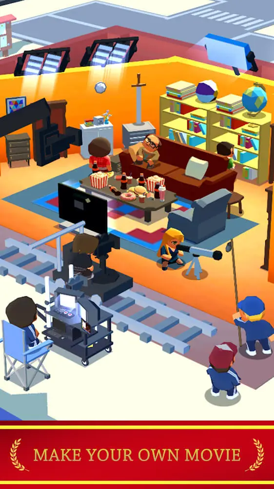 Screenshot of the Movie Empire Tycoon app