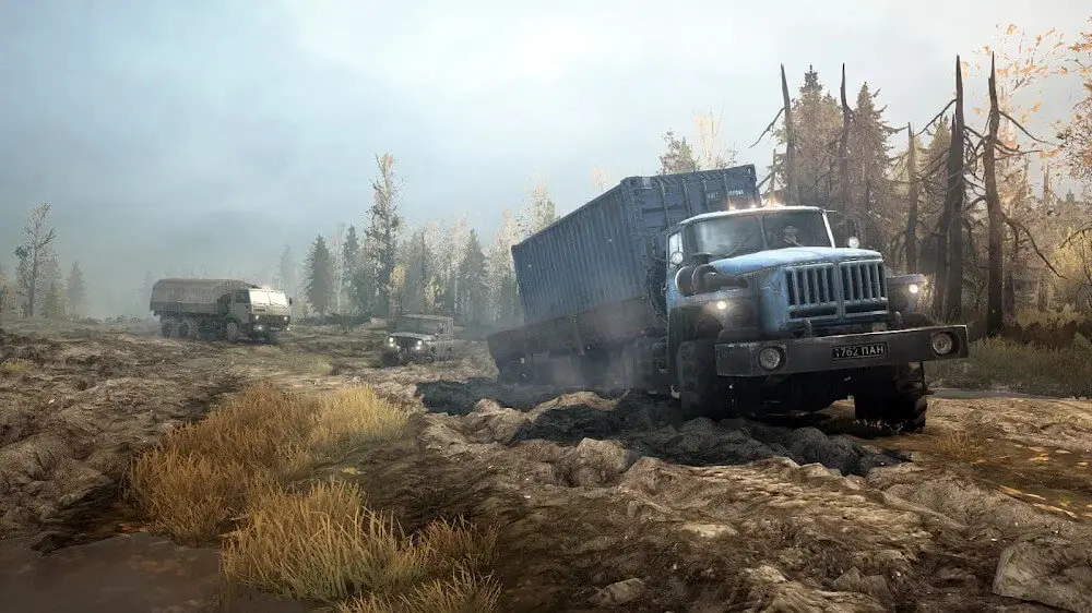Screenshot of the Mud Runner 3D Truck Simulator game