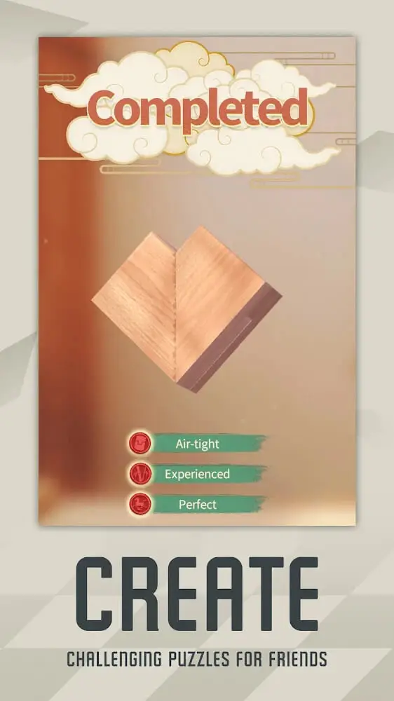 Screenshot of the Mudoku: Chinese Woodcraft app