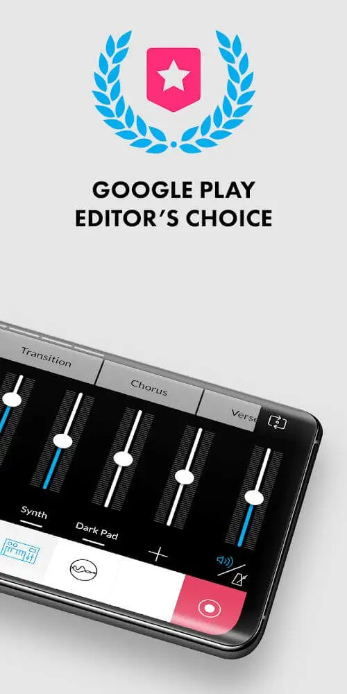 Screenshot of the Music Maker JAM app