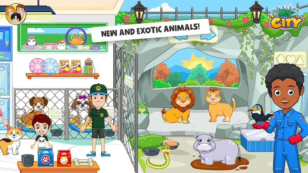 Screenshot of the My City: Animal Shelter game