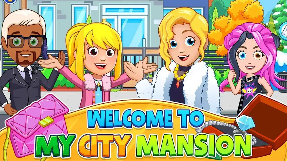 Screenshot of the My City: Mansion game