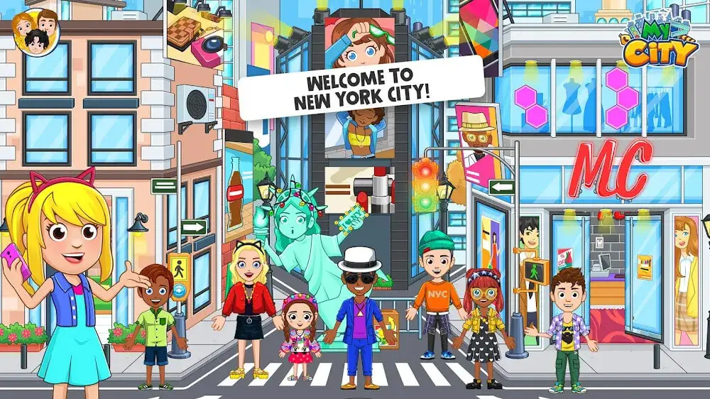 Screenshot of the My City: New York game