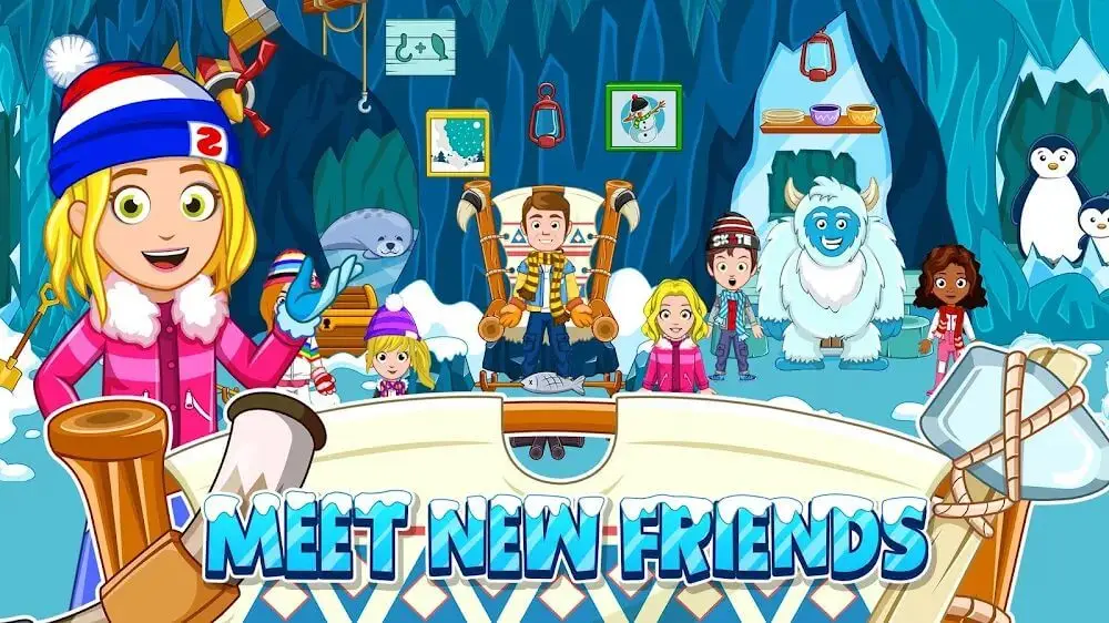 Screenshot of the My City: Ski Resort game