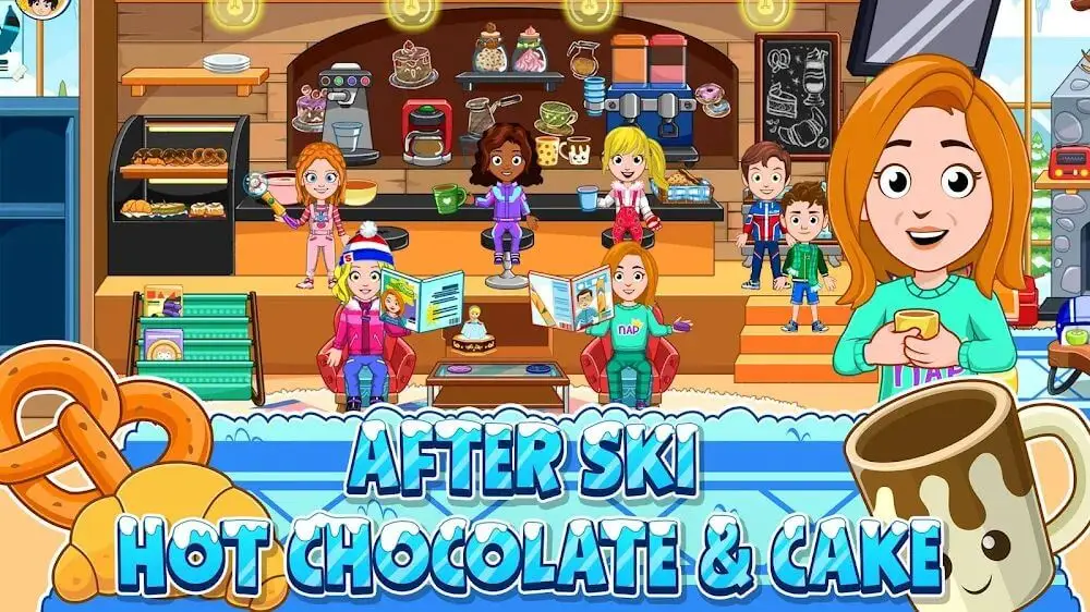 Screenshot of the My City: Ski Resort game