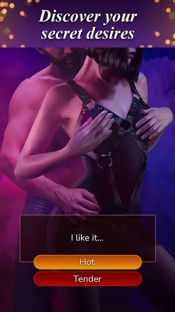 Screenshot of the My Love Story: Romance Club app