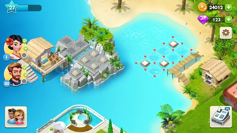 Screenshot of the My Spa Resort game