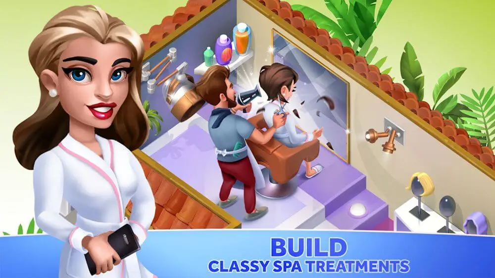 Screenshot of the My Spa Resort game