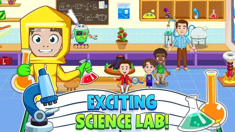 Screenshot of the My Town: School game