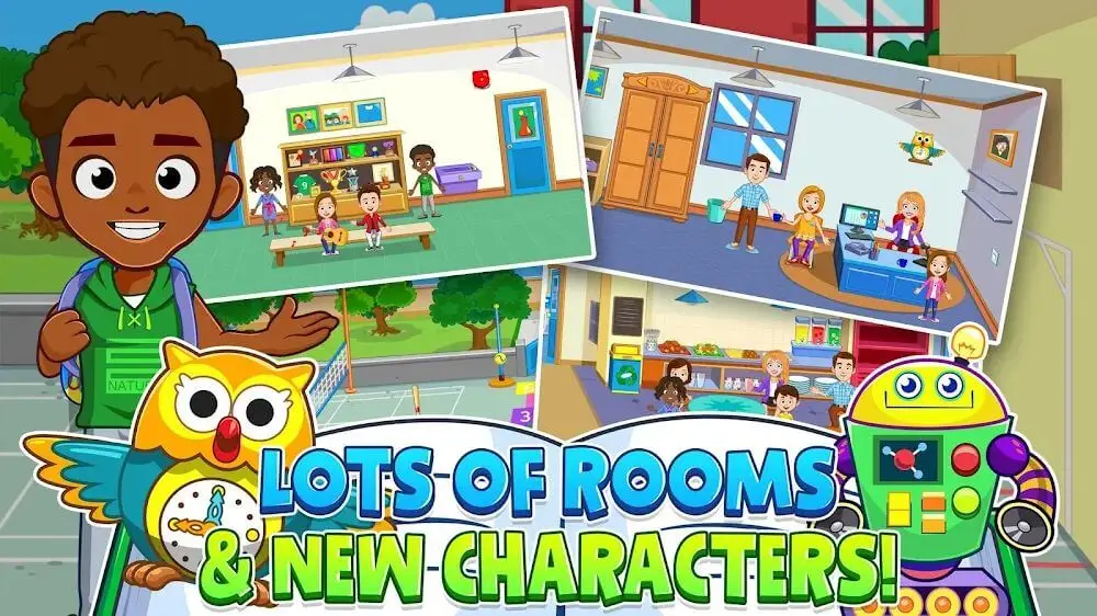 Screenshot of the My Town: School game