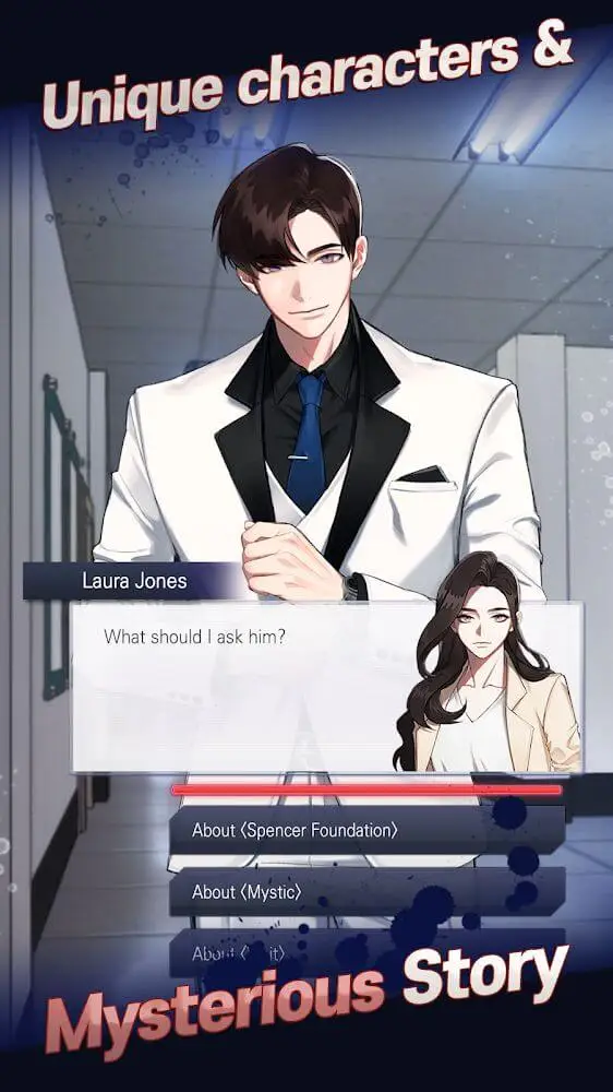Screenshot of the Mystic Code app