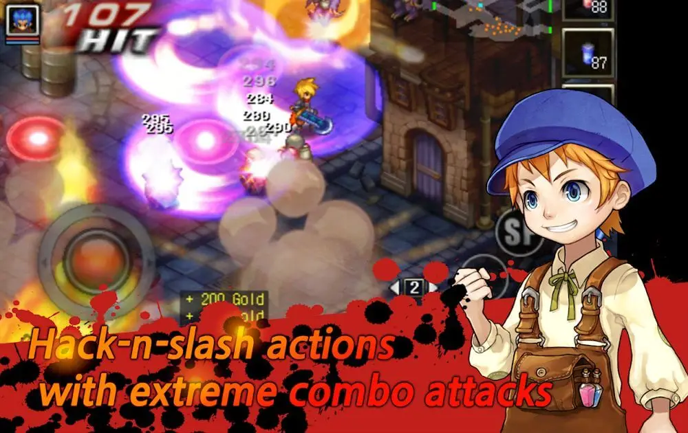 Screenshot of the Mystic Guardian game