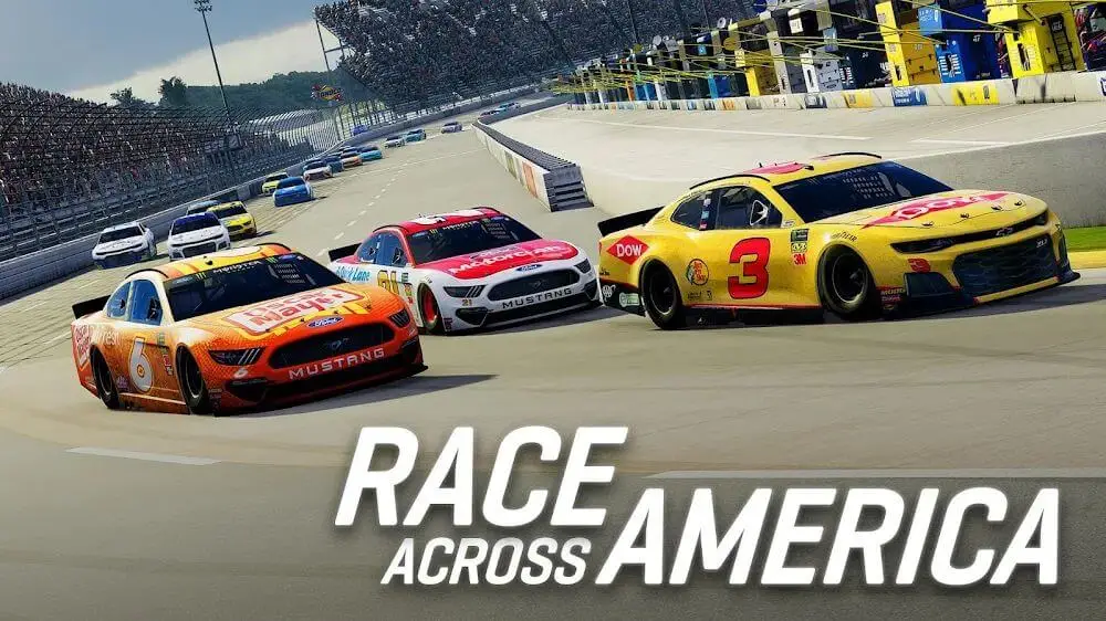 Screenshot of the NASCAR Heat Mobile game