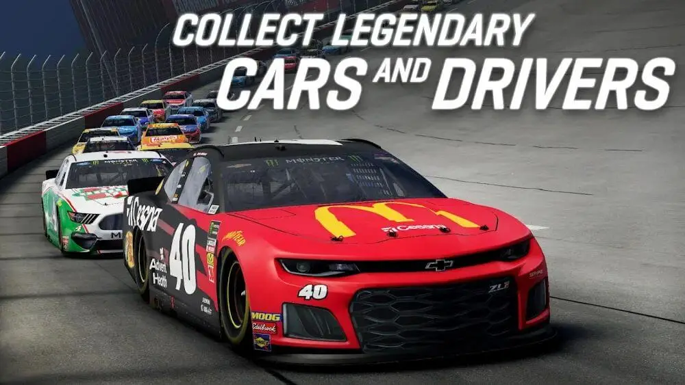 Screenshot of the NASCAR Heat Mobile game