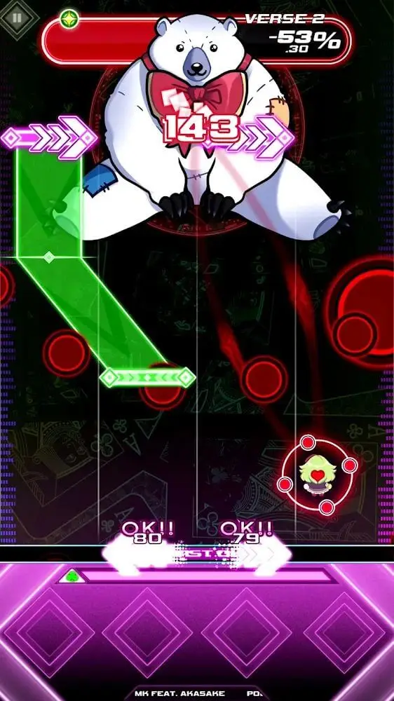 Screenshot of the NOISZ STARLIVHT app