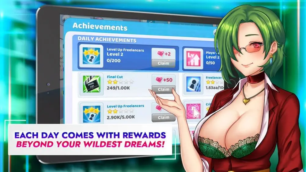 Screenshot of the NSFW Studio game