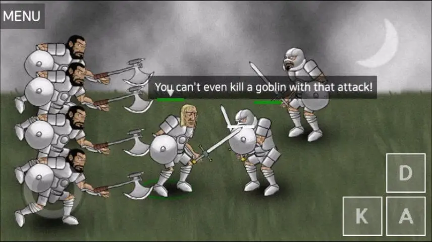 Screenshot of the Necromancer Story game