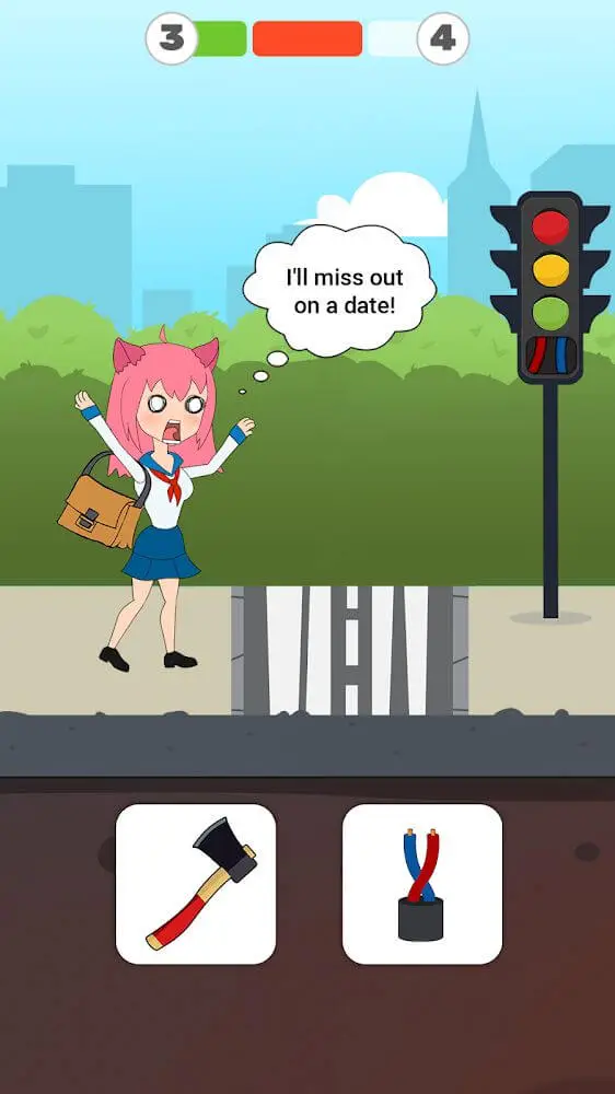 Screenshot of the Neko’s Dreams: Save the Idol app