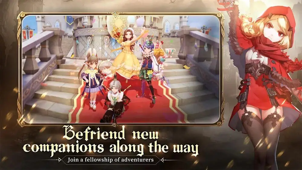 Screenshot of the Never After game