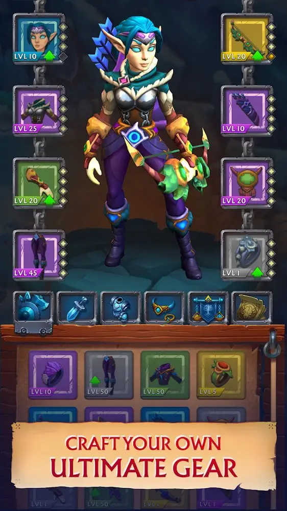 Screenshot of the Never Ending Dungeon app