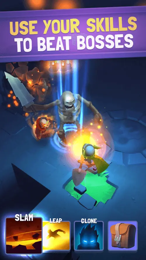 Screenshot of the Nonstop Knight app