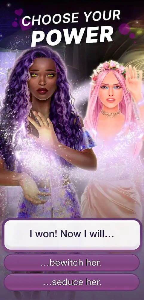Screenshot of the Novels: Choose your story app