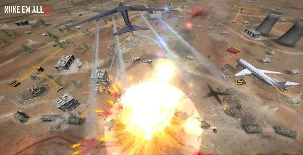 Screenshot of the Nuke Em All 2 game