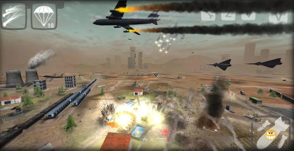 Screenshot of the Nuke Em All 2 game