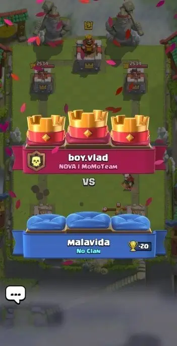 Screenshot of the Null’s Royale app