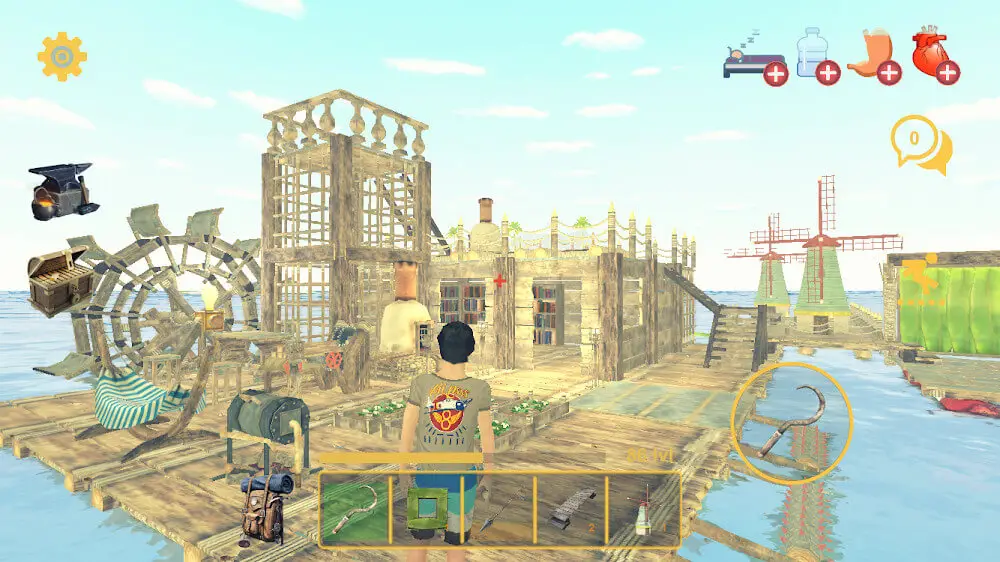 Screenshot of the Ocean Survival: Multiplayer game