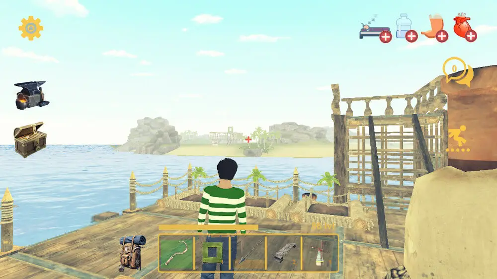 Screenshot of the Ocean Survival: Multiplayer game