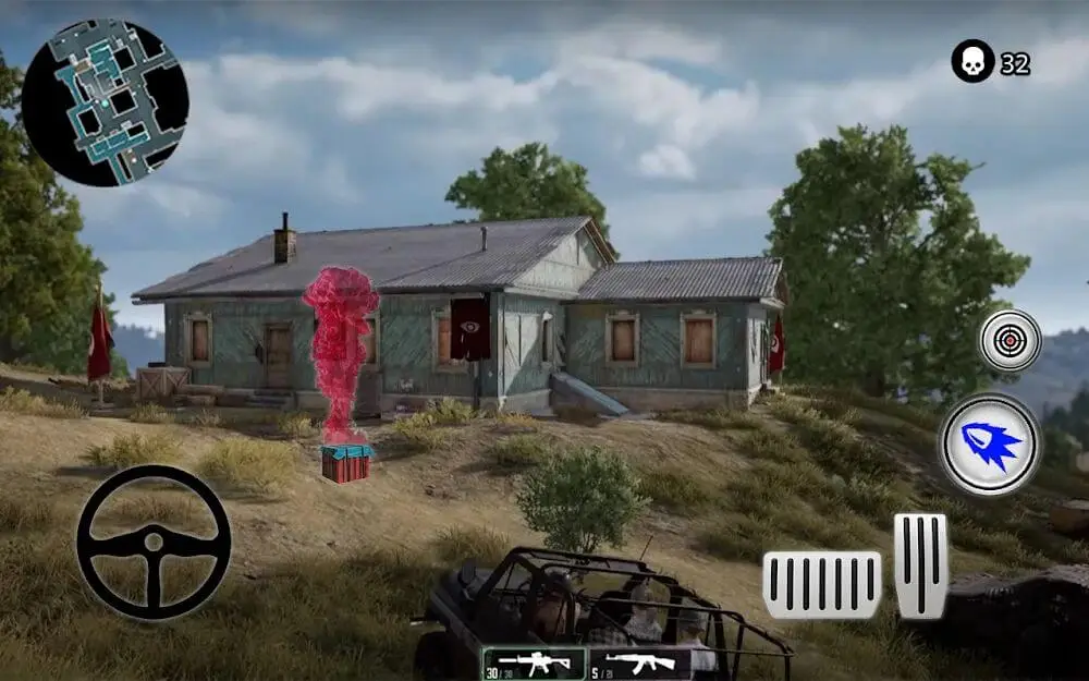 Screenshot of the Offline Player Squad Fire Gun game