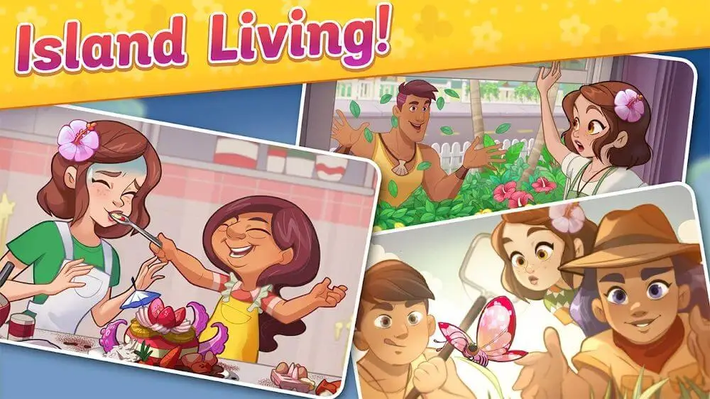 Screenshot of the Ohana Island game