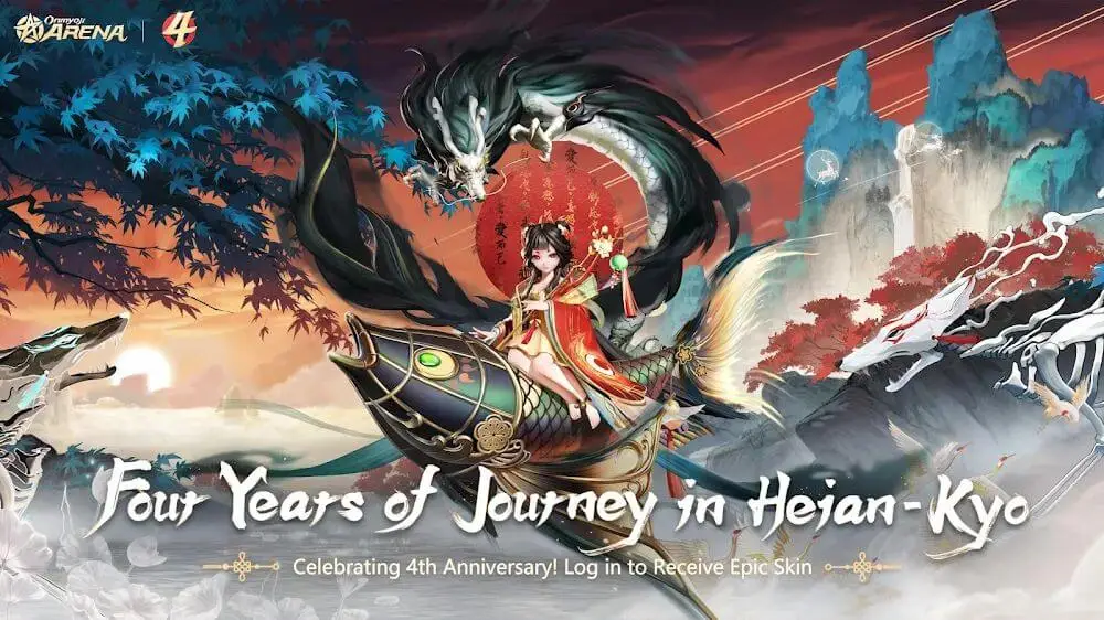 Screenshot of the Onmyoji Arena game