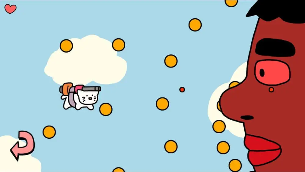 Screenshot of the Otaku's Adventure game
