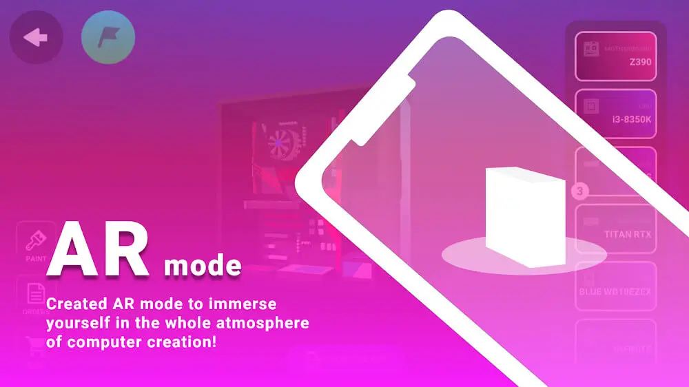 Screenshot of the PC Creator PRO game