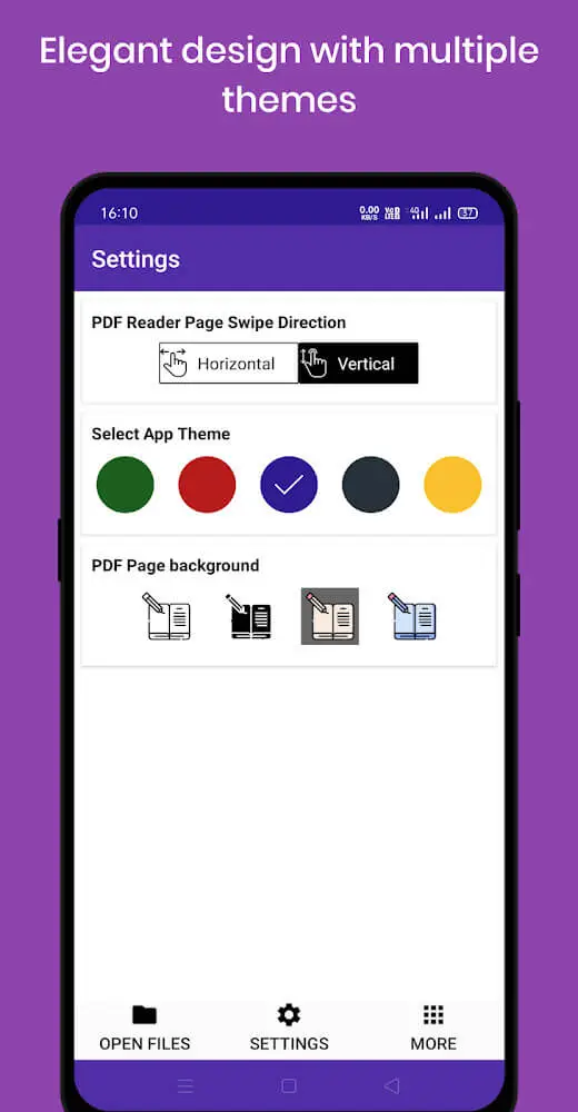 Screenshot of the PDF Viewer Lite app