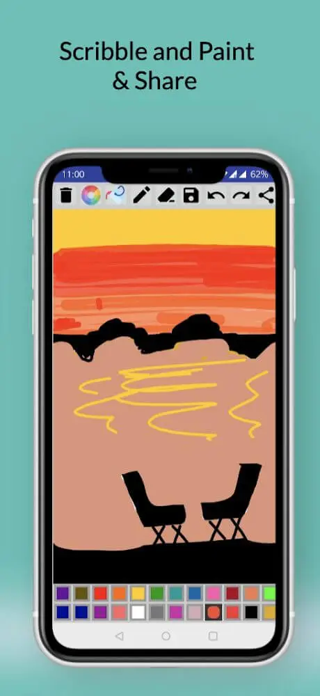 Screenshot of the Paint Pro app