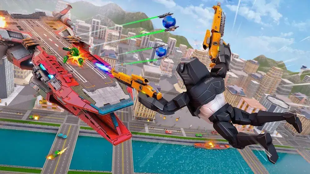 Screenshot of the Panda Robot Car: Robot Games game