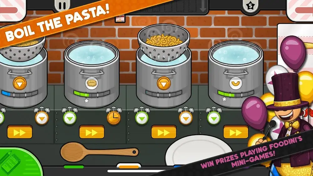 Screenshot of the Papa's Pastaria To Go! game