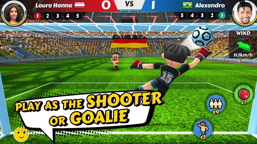 Screenshot of the Perfect Kick 2 game